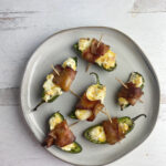 Cheesy Jalapeno Poppers on a plate.