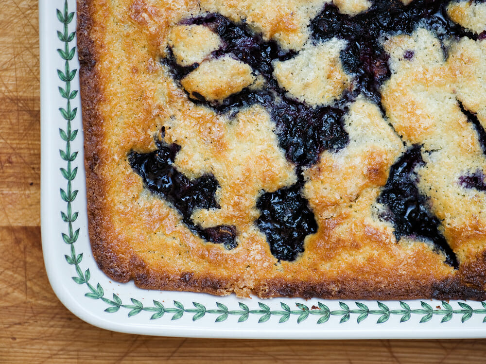 Texas-Style Blueberry Cobbler - Framed Cooks