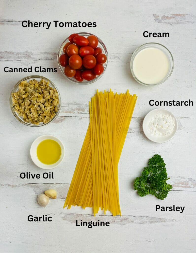 Linguine with Creamy Clam Sauce - Framed Cooks