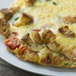 Baked Vegetable Frittata on a plate.