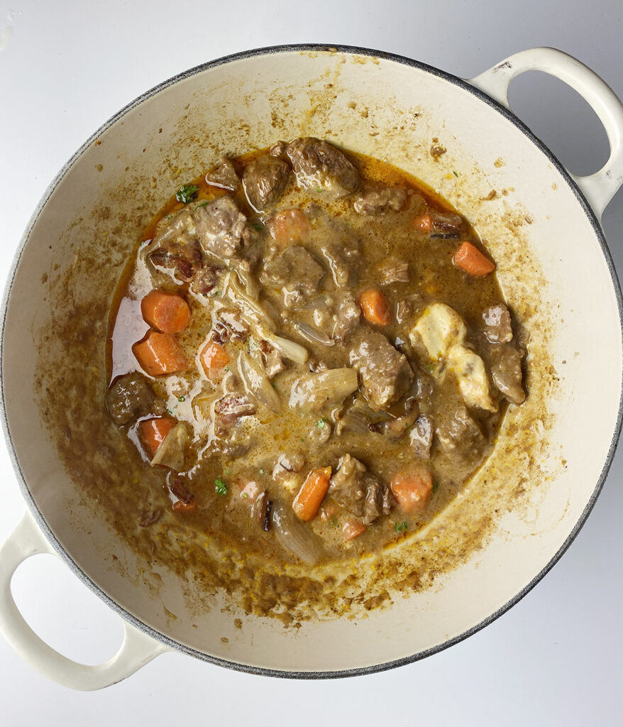 Mustard Beef Stew - Framed Cooks