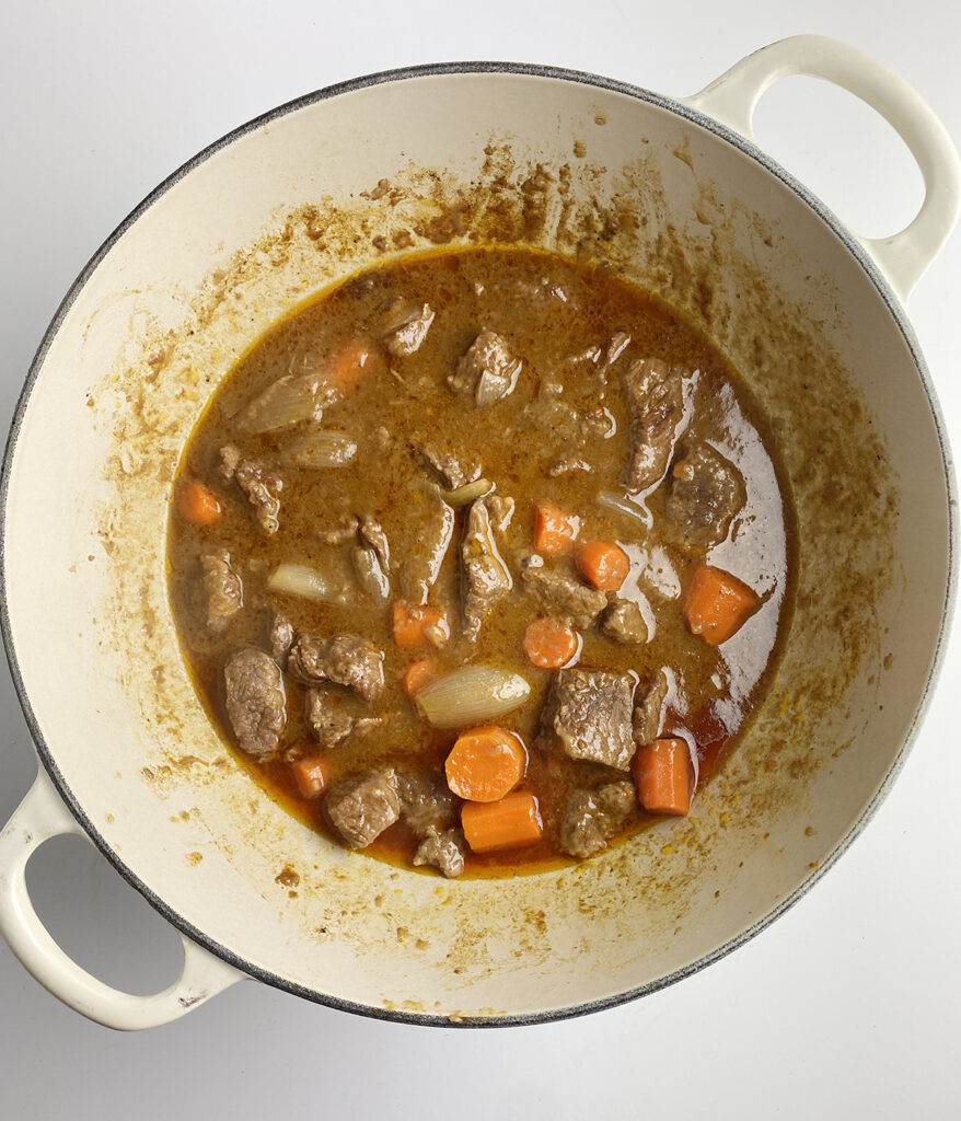 Mustard Beef Stew - Framed Cooks