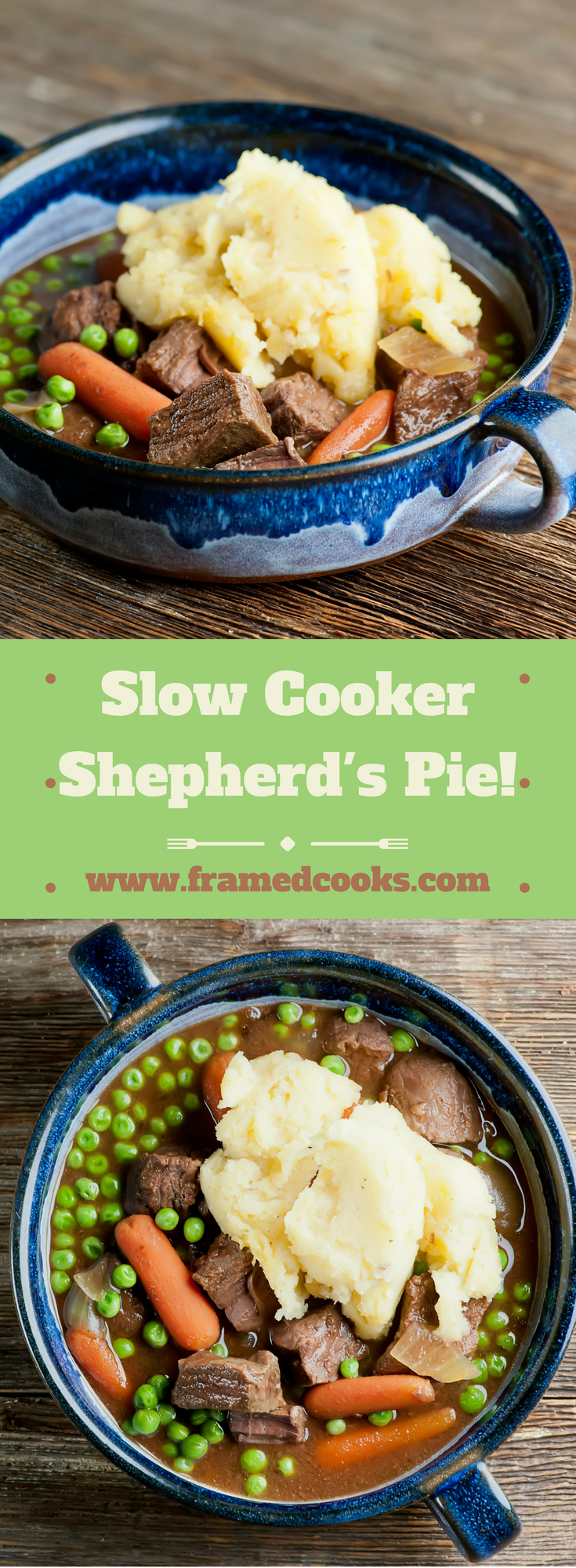 Slow Cooker Shepherd's Pie - Framed Cooks