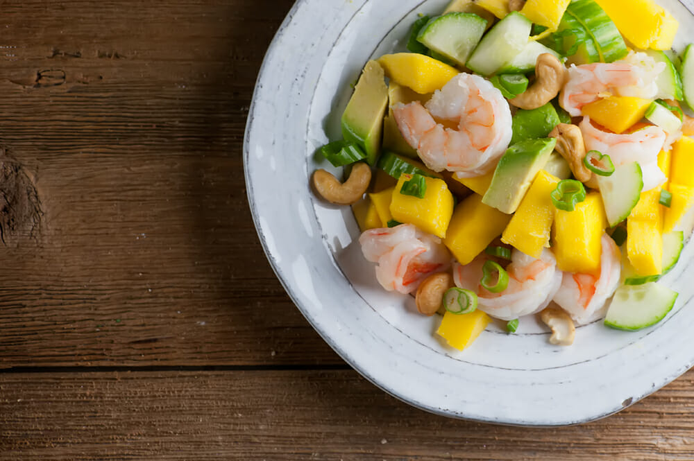 Mango Shrimp Salad - Framed Cooks