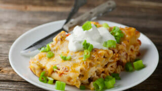 Frying Pan Lasagna - Framed Cooks