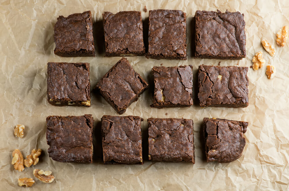 Brownies in an 8×8 Pan