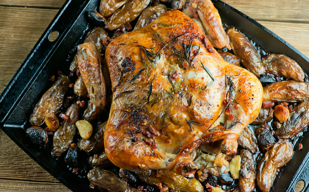 Spatchcock Roasted Chicken Recipe