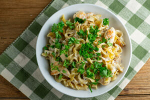 Easy Chicken Stroganoff - Framed Cooks