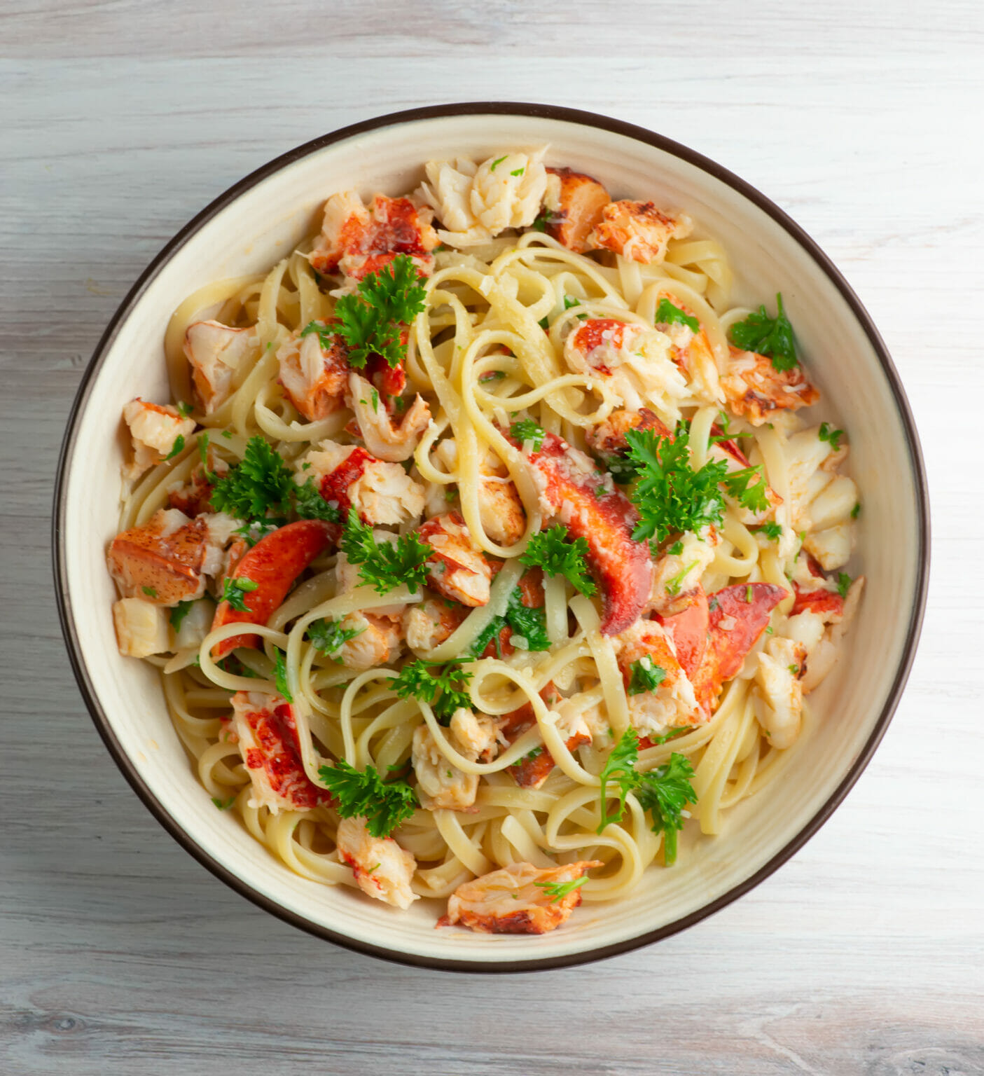 Lemon Garlic Lobster Pasta Framed Cooks