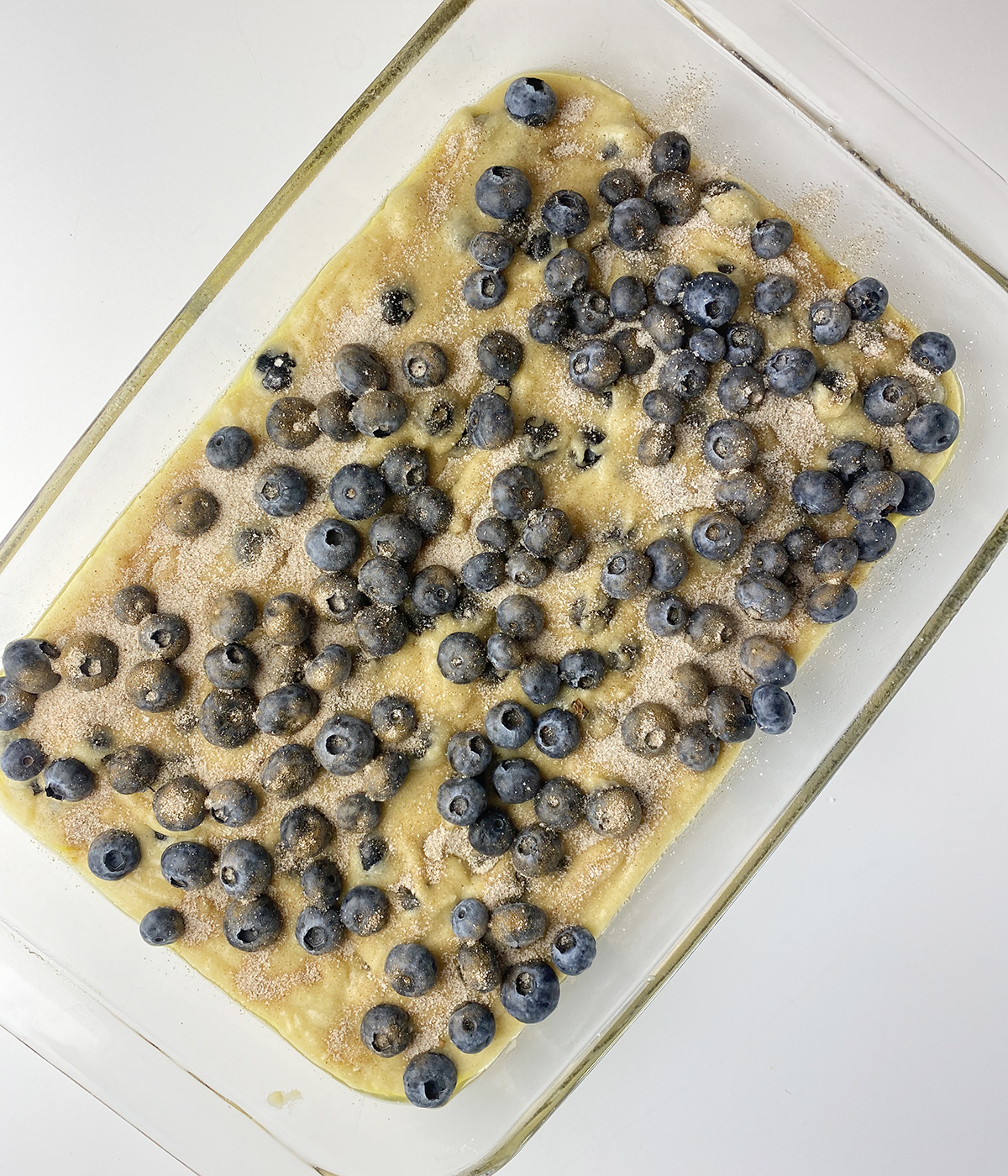 Blueberry boy bait ready for the oven.