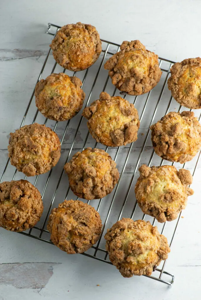 Better Than the Bakery Chocolate Chip Coffee Cake Muffins. - Half Baked  Harvest
